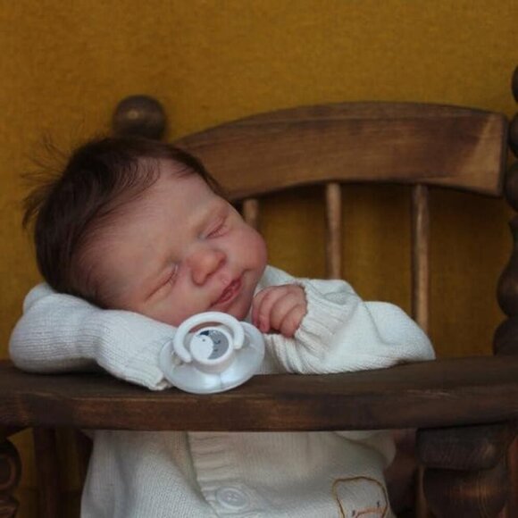 ❤️ 18 inch Boy Soft Cloth Body Sleeping Reborn Baby Doll - Picture 4 of 9